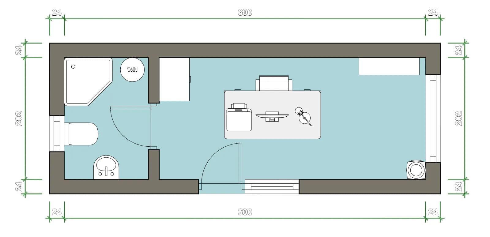 Plan 2 — Aura 15 Compacte