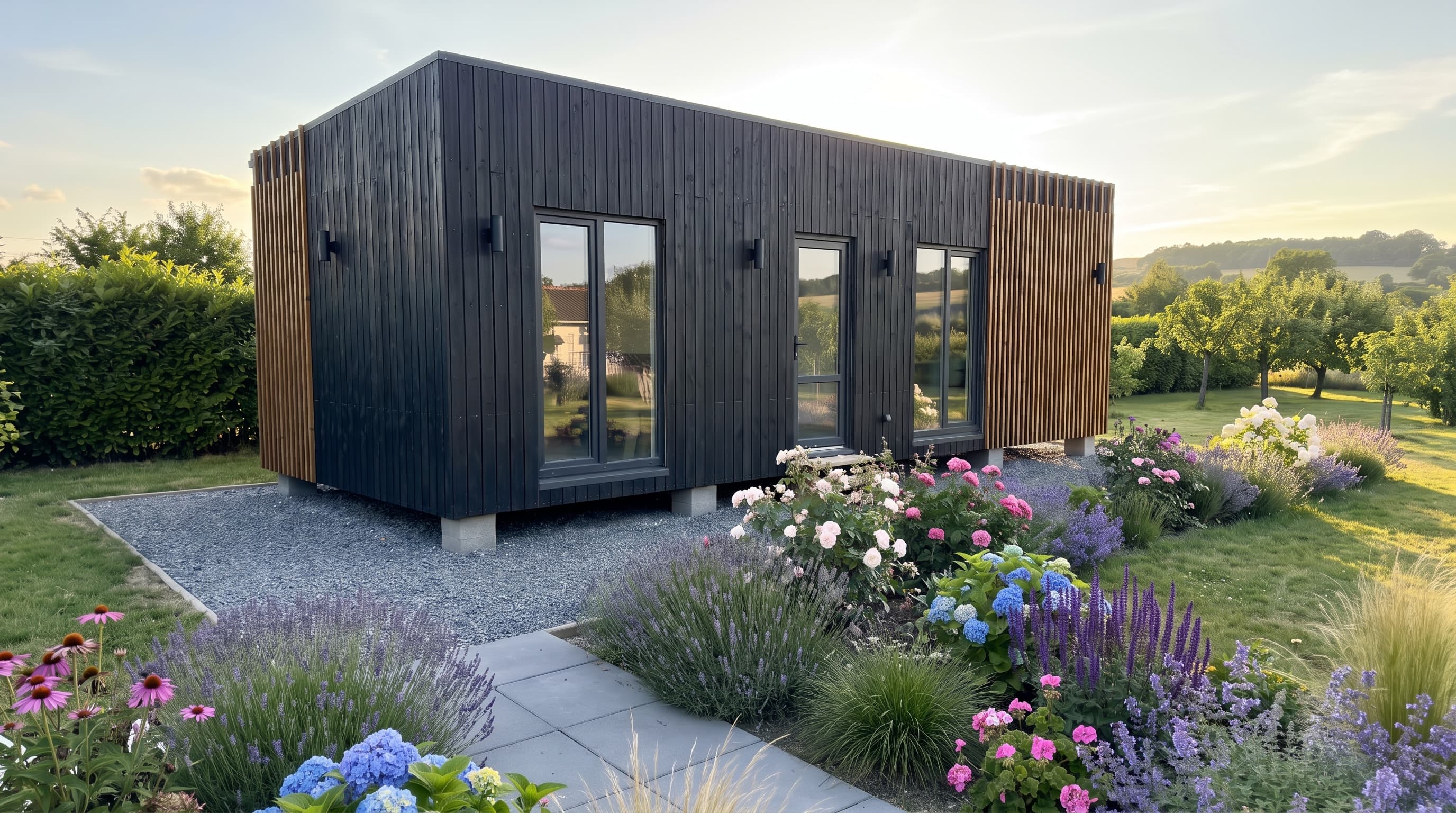 Clio 35 — Épicéa et thermowood, une chambre — 35 m² — photo 2