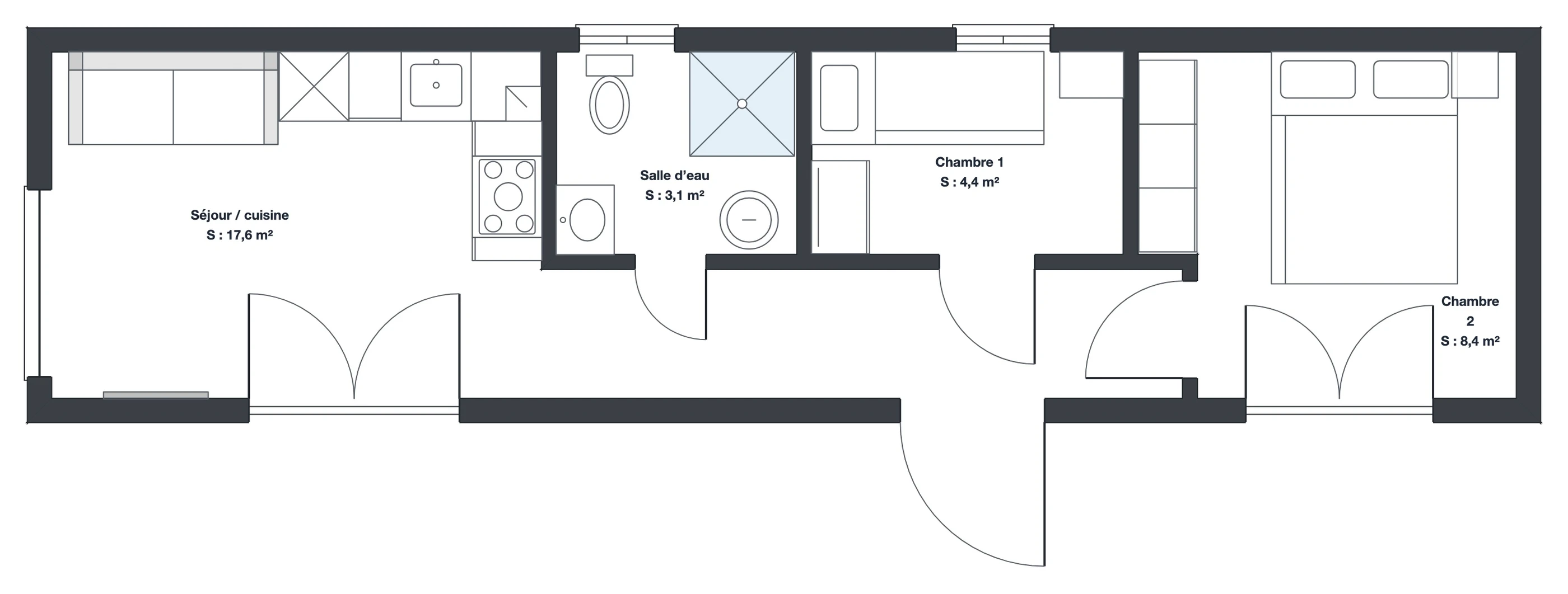 Plan 1 — Électre 45